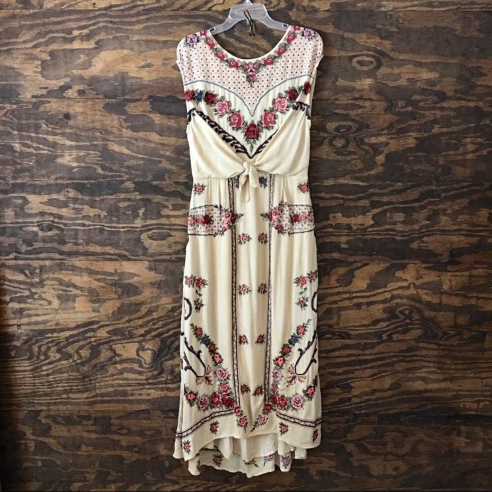 Frree People New Romantics embroidered dress